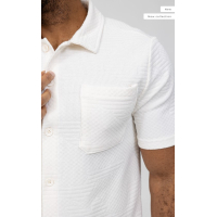 Denaro Shirt en Short Set - White